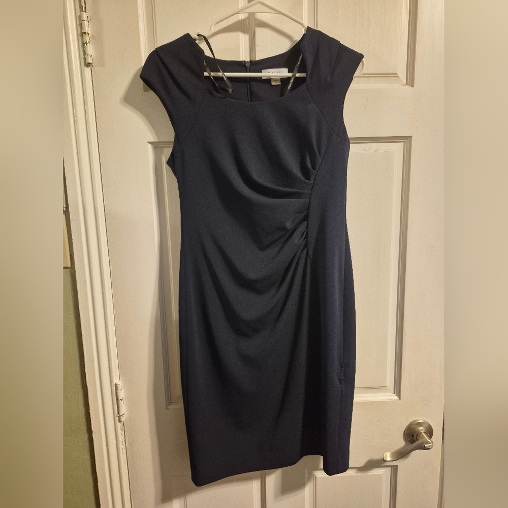 Calvin Klein Midnight Blue Midi Dress